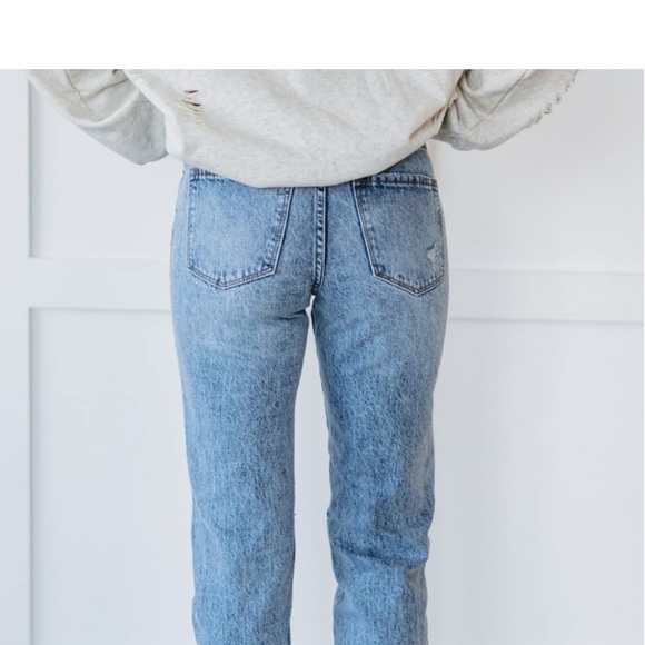 KanCan Womens Patchwork Boyfriend Jean - Picture 5 of 6